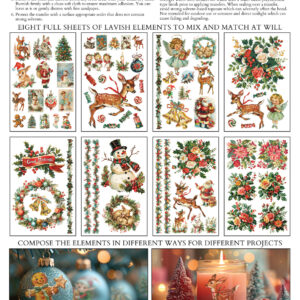 RETIRED Kitschy Christmas 8x12 transfer pad- IOD