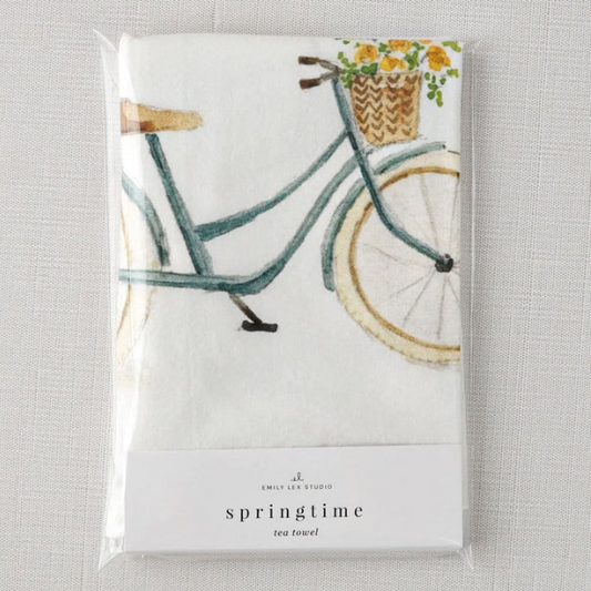 Springtime Tea Towel- Emily Lex Studio