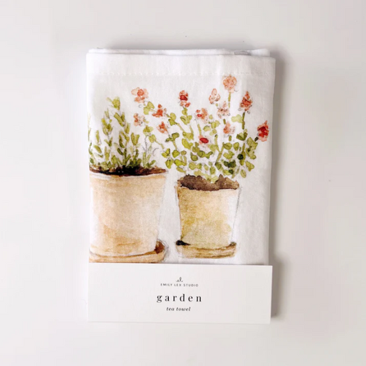 Garden Tea Towel- Emily Lex Studio