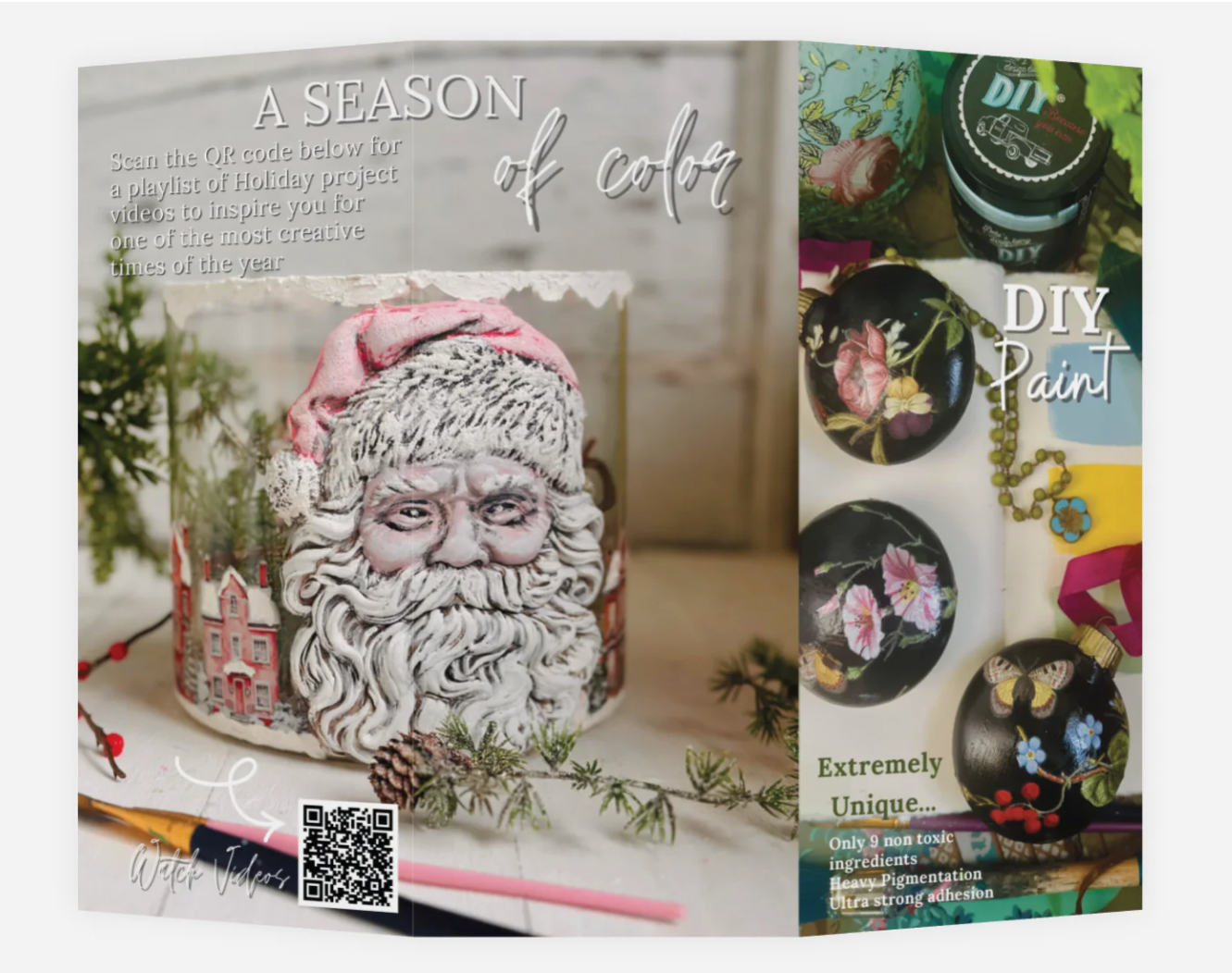 Holiday Sampler Box - 8 DIY Sample Colors and Project Ideas Brochure