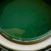 Green paint can with 'Debi's Design Diary DIY' label on a light green background