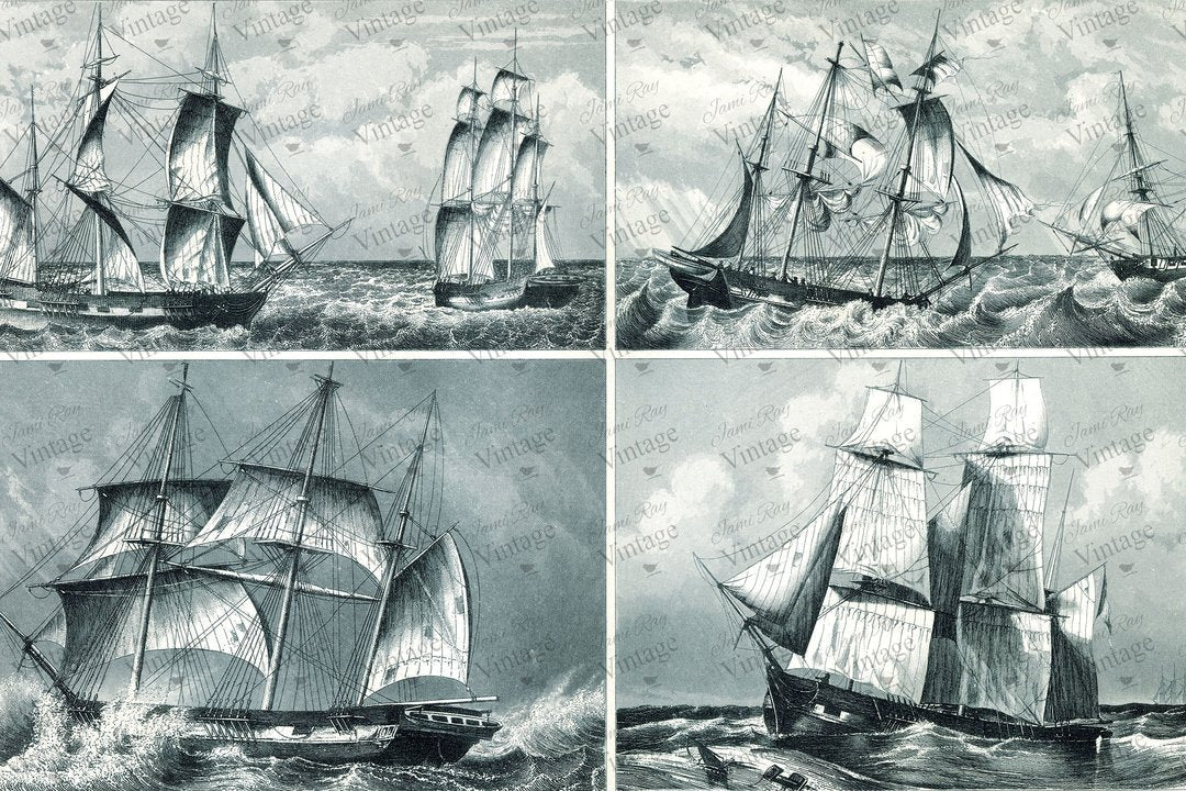 Ships at Sea (RETIRED) | JRV Decoupage paper