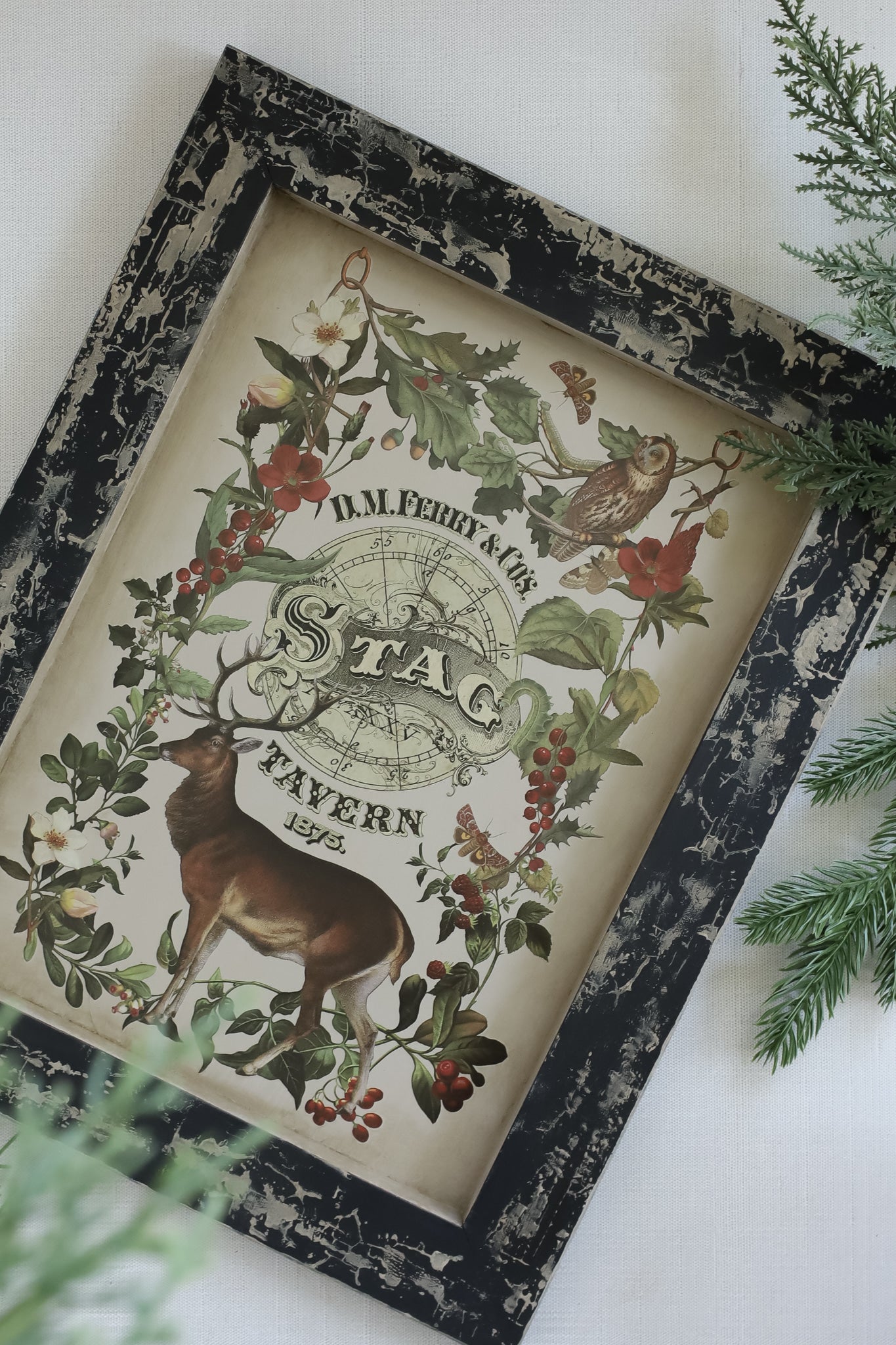 Stag Tavern - 8" x 12" Holiday Transfer Pad