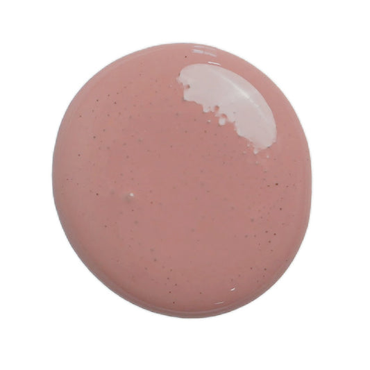 A dollop of pink milk paint in the shade "Trellis Rose"