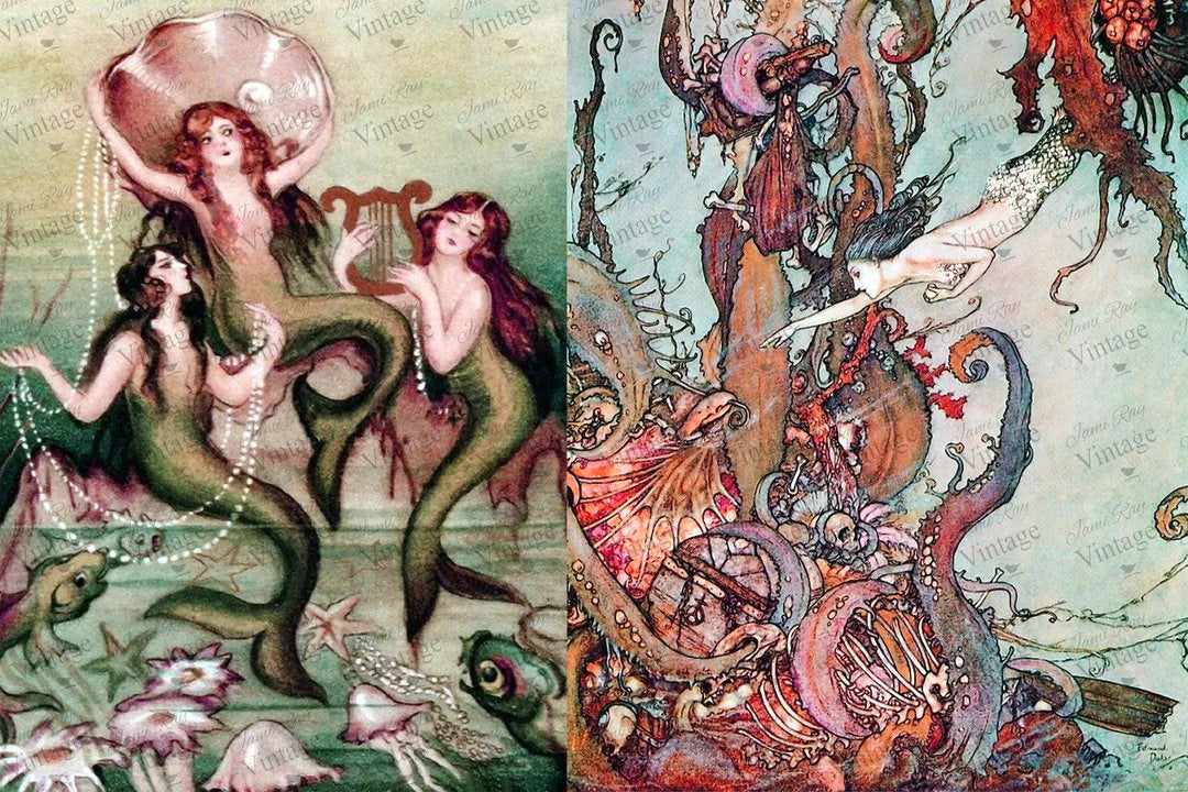 Mermaids (RETIRED) | JRV Decoupage paper