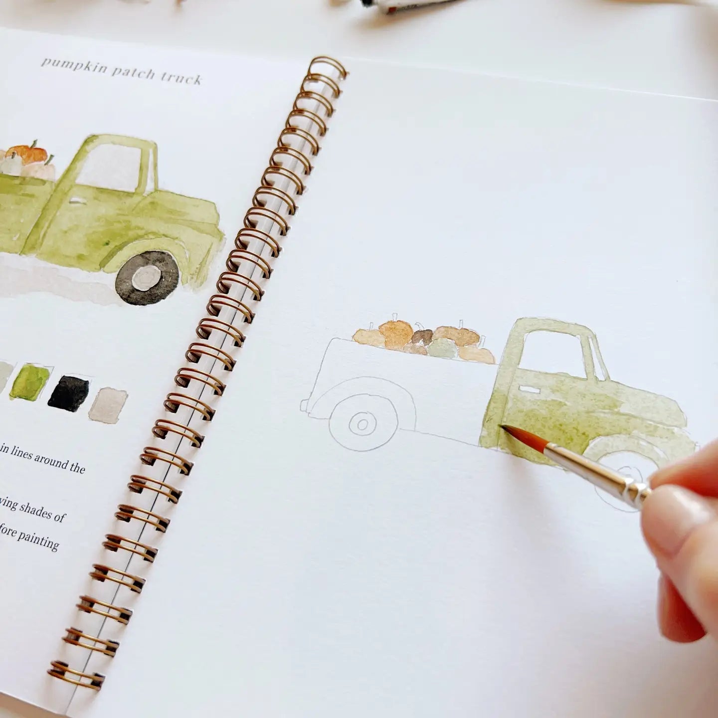 Autumn Watercolor Workbook- Emily Lex Studio