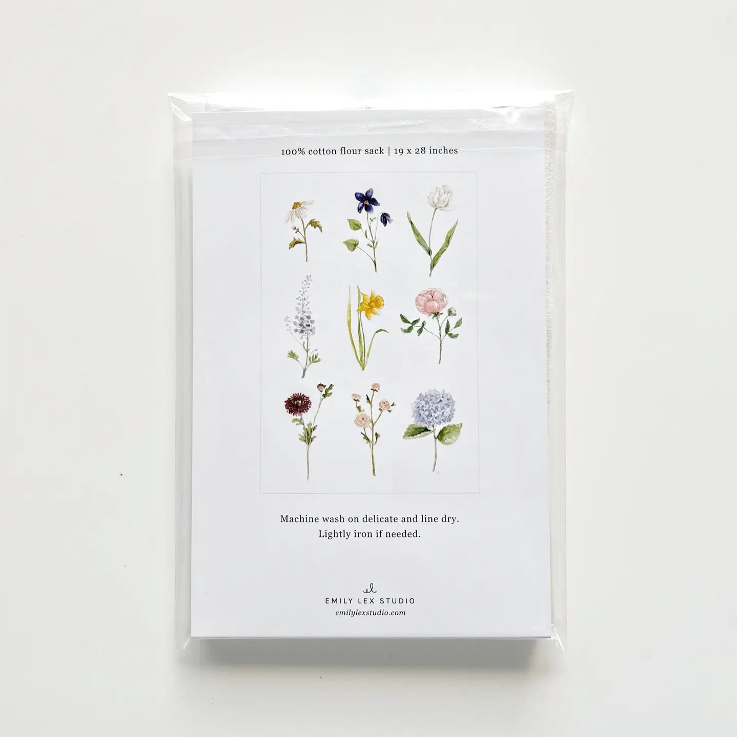 Garden Flowers Tea Towel- Emily Lex Studio