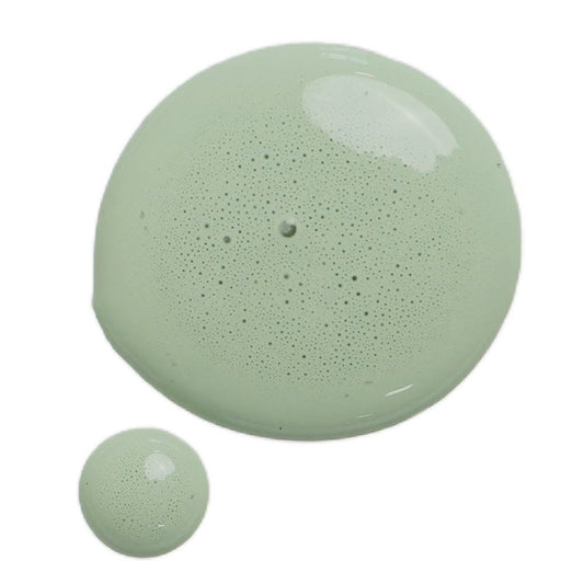 A dollop of milk paint in the color "Cheshire"