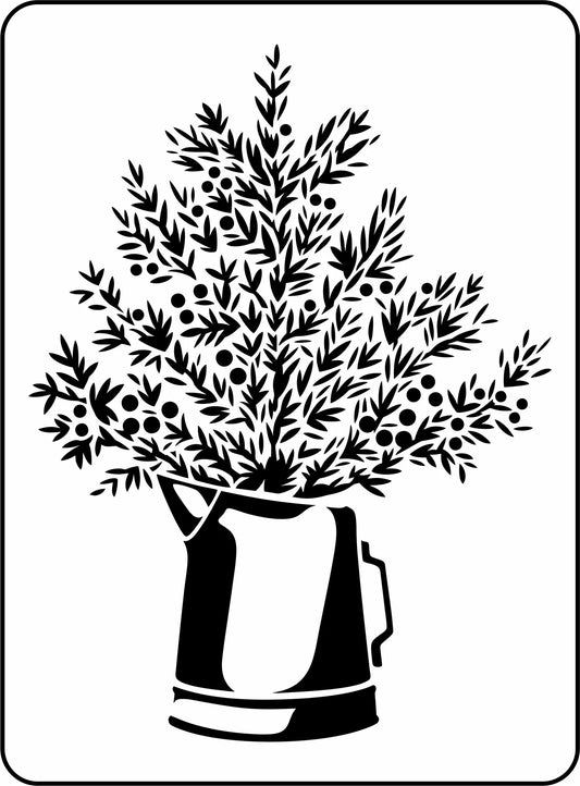 Christmas Tree Pitcher- JRV Stencils
