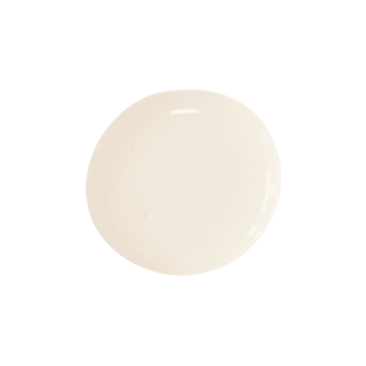 Beige milk paint swatch on a white background