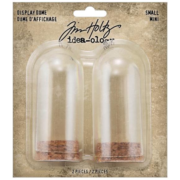 Mini Display Domes - Pair | Tim Holtz 'Idea-Ology' Collection