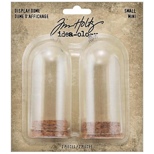 Mini Display Domes - Pair | Tim Holtz 'Idea-Ology' Collection