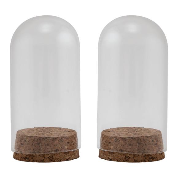 Mini Display Domes - Pair | Tim Holtz 'Idea-Ology' Collection