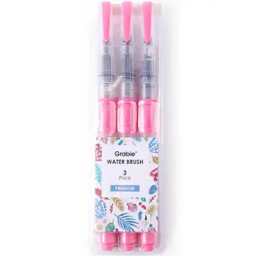 Water Brush Pens - Set of 3 - Grabie