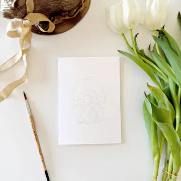 Easter Paintable Watercolor Notecards- Emily Lex Studio