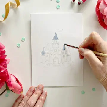 Fairytale Paintable Watercolor Notecards- Emily Lex Studio