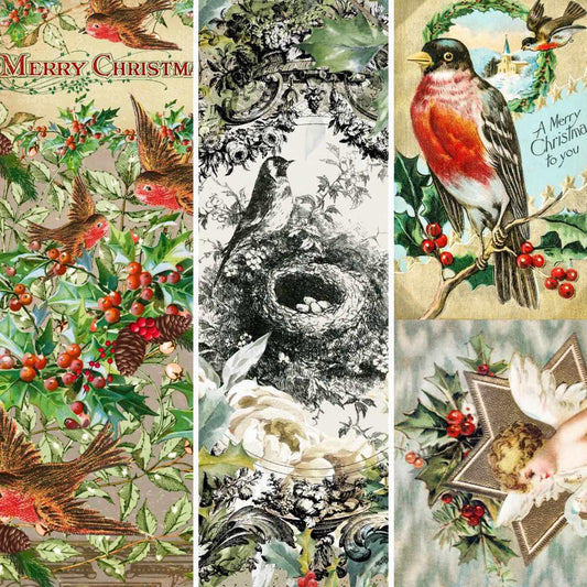 Old Time Christmas- Made By Marley Magic decoupage paper