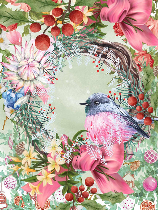 Floral Holiday- Made By Marley Magic decoupage paper