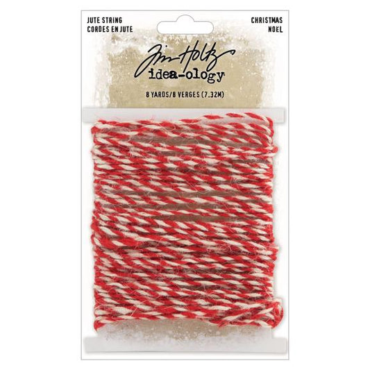 Christmas Jute String - Tim Holtz Idea-Ology Collection