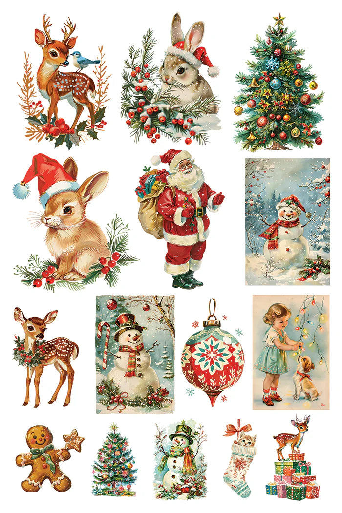 Kitschy Christmas - IOD Transfer 8 x 12 pad