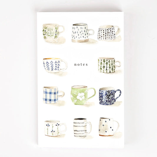 Mugs notebook/journal with Watercolor Artwork