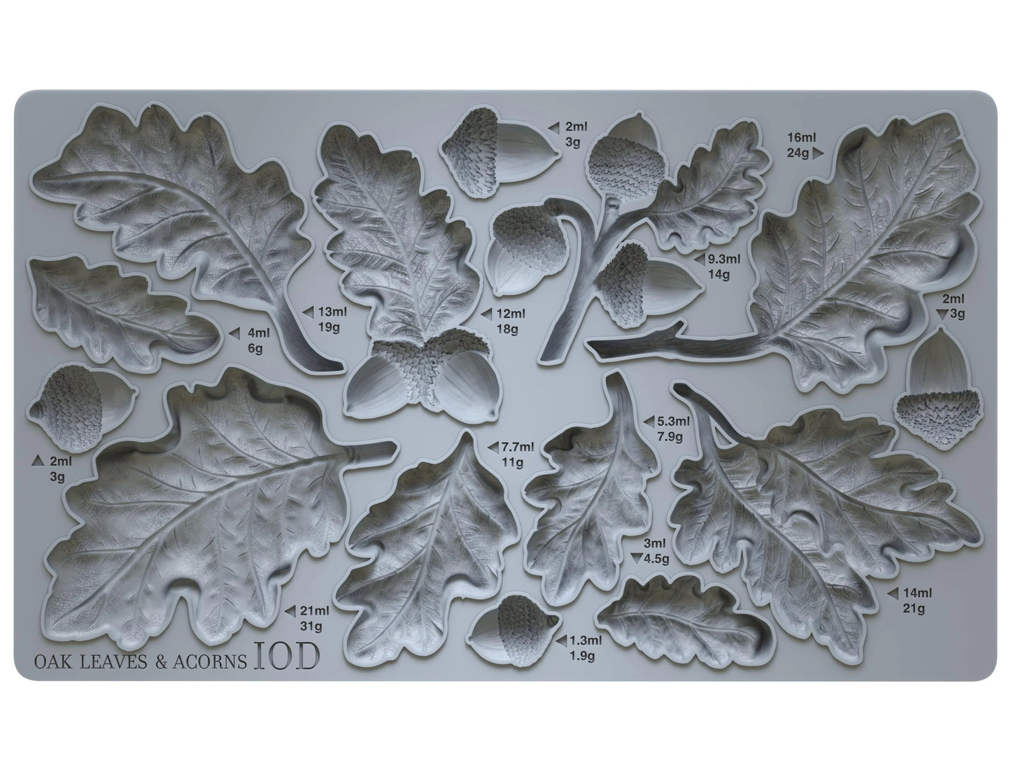 Oak Leaves & Acorns mould- IOD