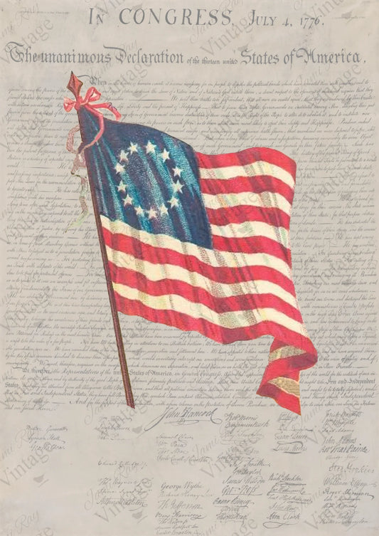 Patriotic- JRV A4 Rice Paper