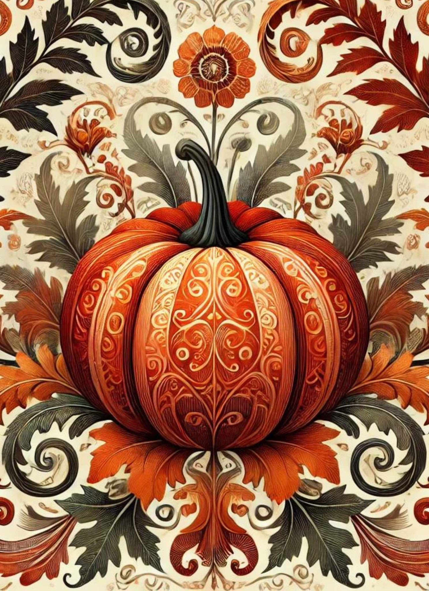 Pumpkin Pie- Made By Marley Magic decoupage paper