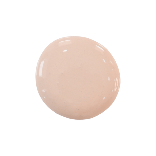 A swatch of milk paint in the shade "Tickled Pink" up against a white background.