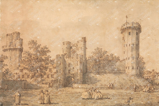 Warwick Castle-  JRV Decoupage Paper