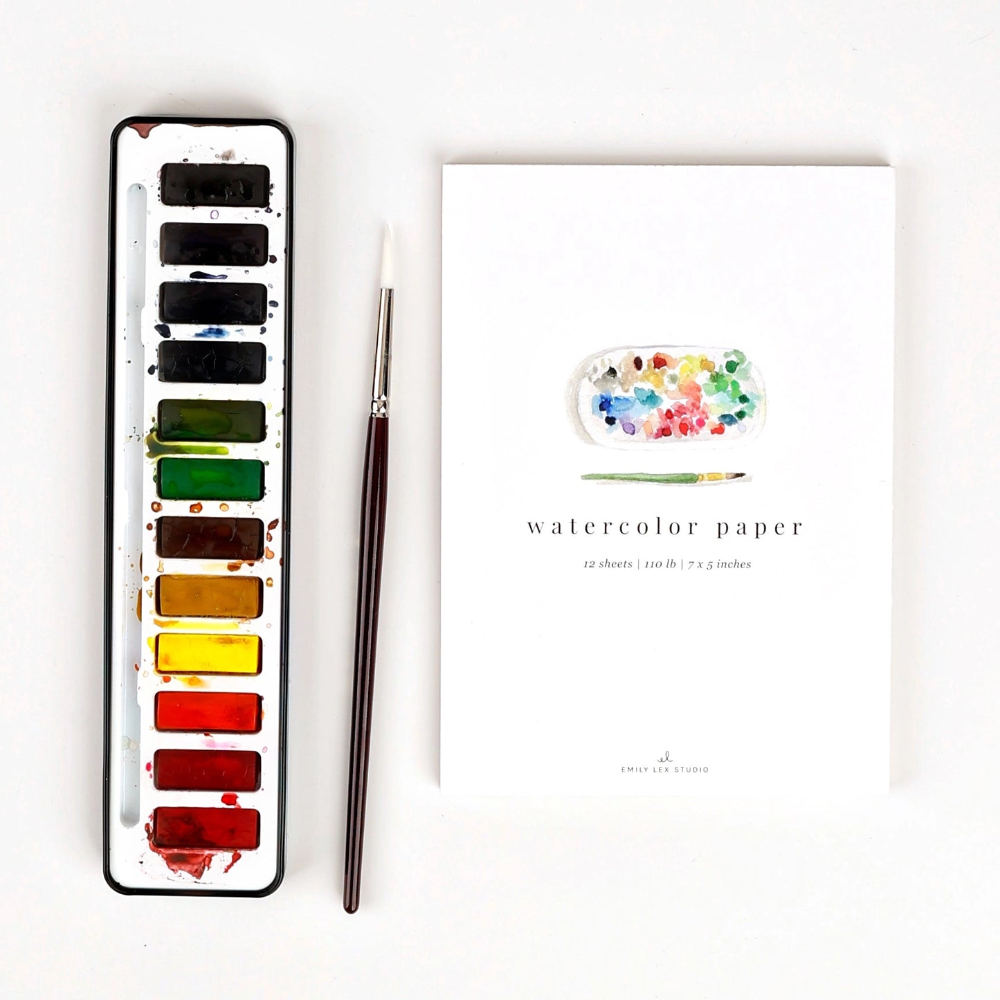 Watercolor paper 5x7 sheets - by Emily Lex