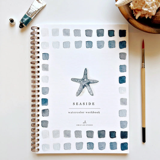 Seaside Watercolor Workbook- Emily Lex Studio