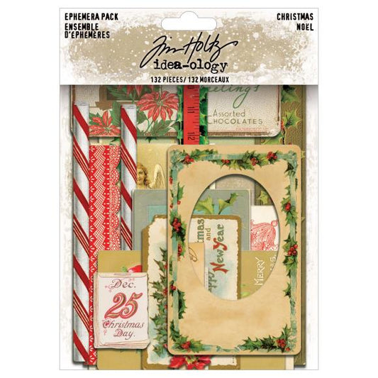 Christmas Ephemera Pack - Tim Holtz Idea-Ology Collection