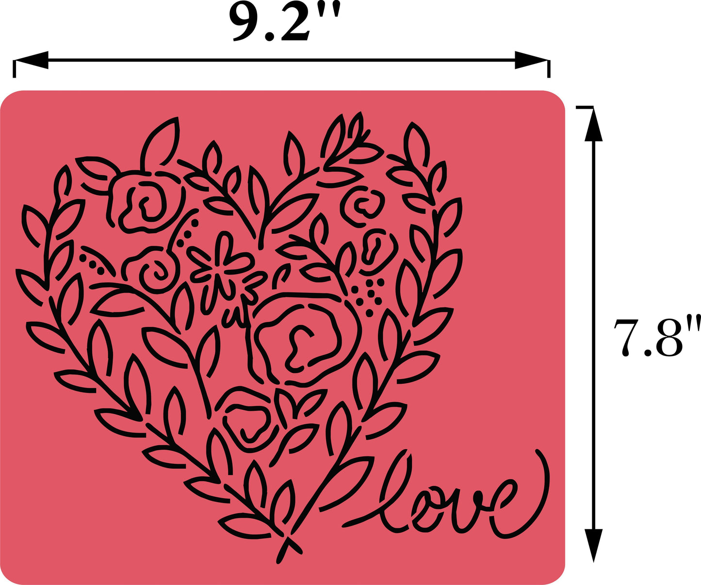 Two Hearts Set | JRV Stencils