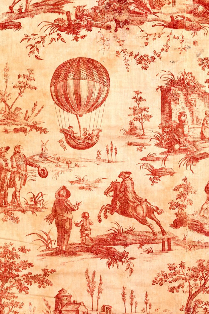 Red Toile- Roycycled Decoupage Paper