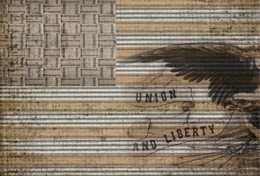 Union Liberty- Roycycled Decoupage Paper