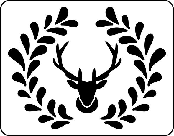 Buck Wreath- JRV Stiencils