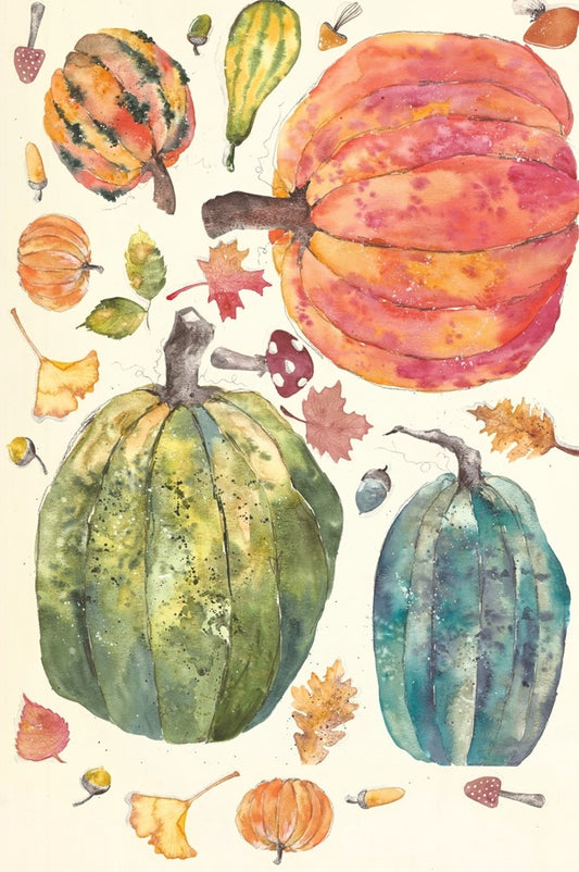 Fall Pumpkins- Roycycled Decoupage Paper