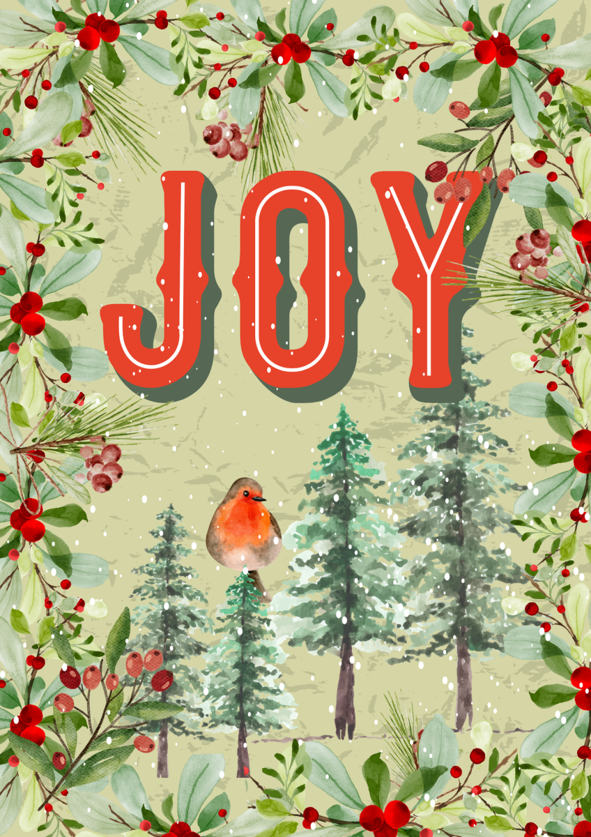 Happy Holidays- Marley Magic decoupage paper