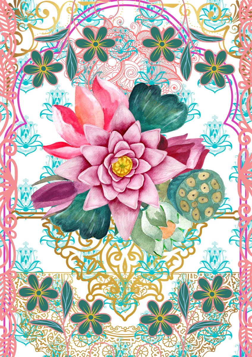 Lotus Love- Made By Marley Magic decoupage paper