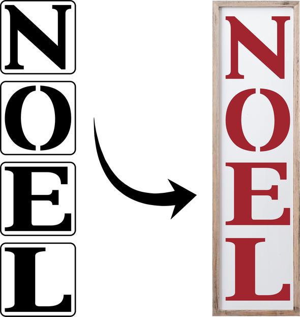 Noel Sign- JRV Stencils LP