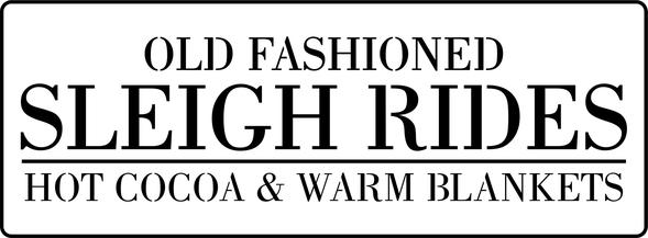 Sleigh Rides- JRV Stencils