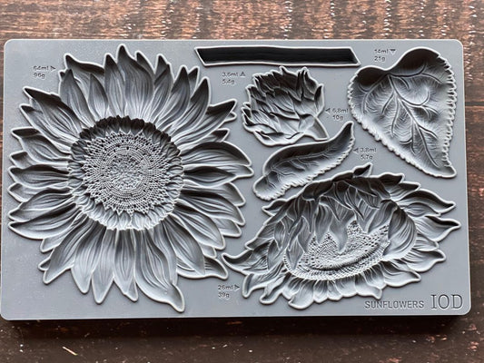 Sunflowers Decor Mould- IOD