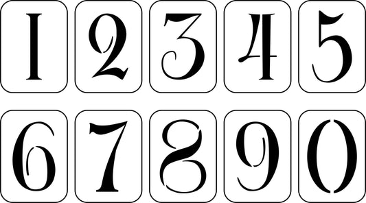 Antique Hand Painted Number