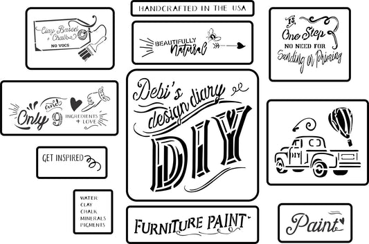 DIY Paint Art Pack | JRV Stencils