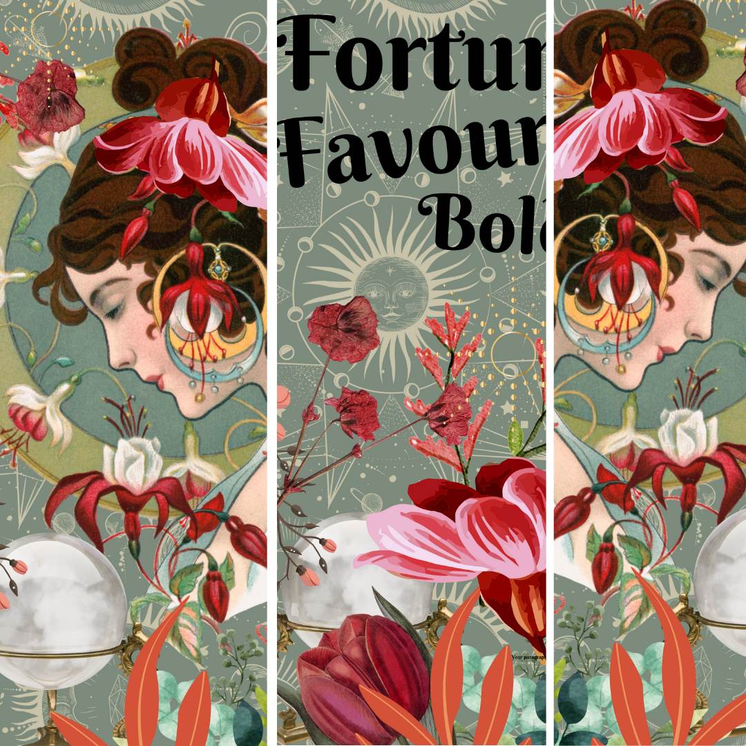 Fortune Favours the Bold- Made By Marley Magic decoupage paper