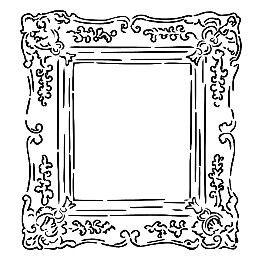 Frame stencil- Roycycled