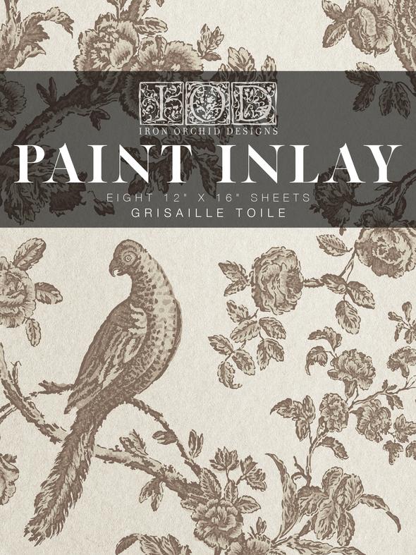 Grisaille Toile Paint Inlay- IOD