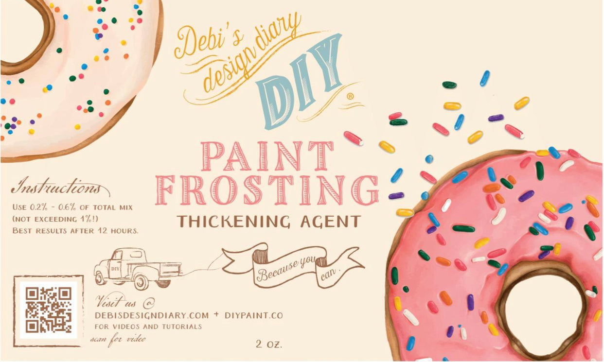 Paint Frosting-DIY Paint thickening agent