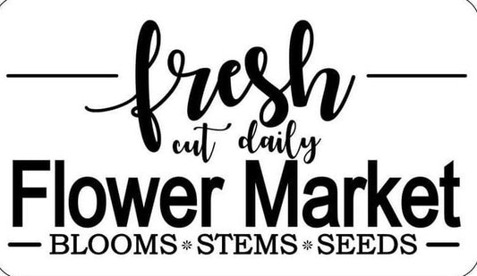 Fresh Flower Market | JRV Stencils